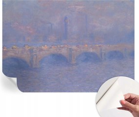 Mosható öntapadós fotótapéta étkezőbe Kék híd 208x146 cm