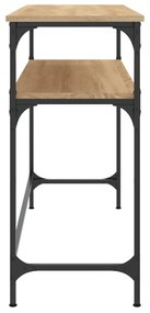 sonoma tölgy színű szerelt fa dohányzóasztal 100x35,5x75 cm