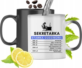 Mágikus Bögre Titkárnőnek Színváltós, fényképes nyomattal