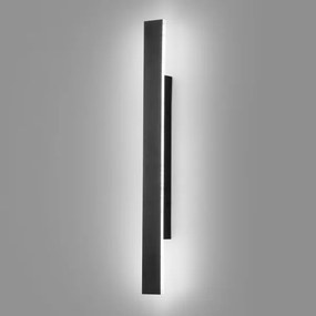 LED kültéri fali lámpatest WOW LED/11W/230V 3000/4000/6000K 60 cm IP54 fekete