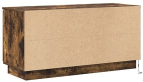 TV Szekrény Füstölt Tölgy 100x38x49 cm Mérnöki Fa