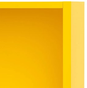 Boxie nyitott fali szekrény 40x40x27 cm sárga