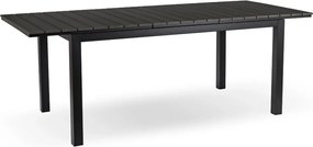 ARGOS kerti asztal 160-210 cm, sötétszürke tölgy-fekete