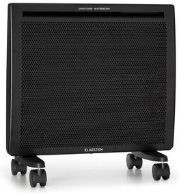 Klarstein Hot Spot Slimcurve Double Wave, konvektor, 2 az 1-ben fűtőtest, 1000 W, heti időzítő, fekete