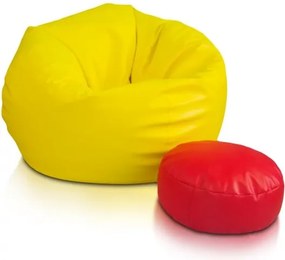 Sakwa babzsák m eco-bőr TiaHome - Sárga
