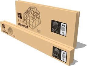 G21 GZ 48 üvegház – 251 x 191 cm, horganyzott