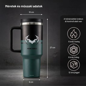 Füles termoszbögre zöld Diablo Ghotic Green