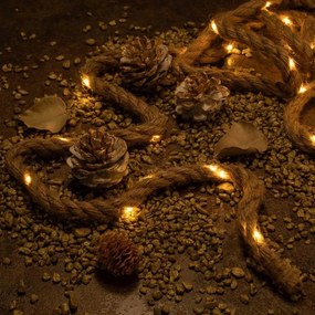 LED dekoratív kötélkészlet 25 LED meleg fehér 3 db