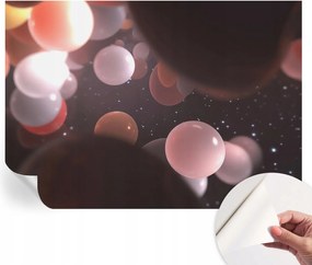 Fotótapéta Fali tapéta Hálószobába és Nappaliba Űrgömbök 312x219 cm