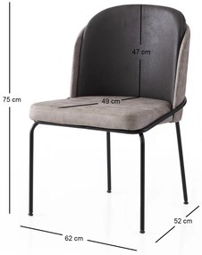 Étkezőszék szett (2 db) Dore - 196 V2