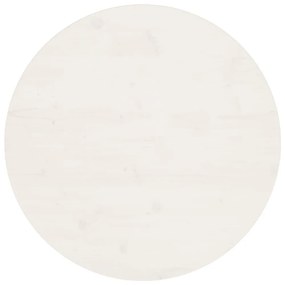 fehér tömör fenyőfa asztallap Ø70 x 2,5 cm