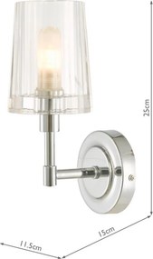 Laura Ashley Blake 3756189-Q Fali lámpa 1x5W/G9 IP44