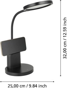 Eglo BROLINI 900528 Asztali lámpa 1x2,1W/LED 2700-6500K 300LM IP20