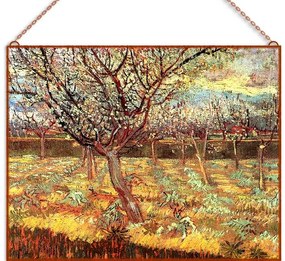 Van Gogh-Apricot Trees in Blossom üvegkép, falikép