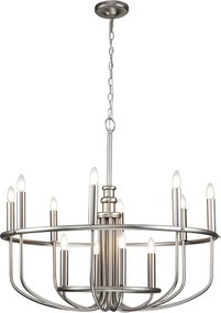 Kichler KL-CAPITOL-HILL12-BN - CAPITOL HILL láncos csillár 12xE14/40W/230V króm