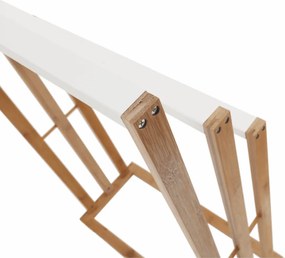 Törülközőtartó, bambusz/fehér, KOMO NEW