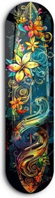 Hawaiian edzett üvegkép, 20 x 80 cm