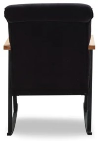 LUNI hintaszék, fekete