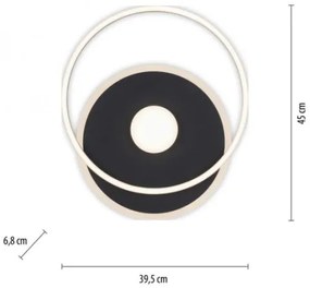 JUST LIGHT. 15046-18 - LED Dimmelhető mennyezeti lámpa DOMINO LED/26,5W/230V