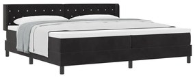 Boxspring Ágy Matrac Káprázatos Fekete 200x200 cm