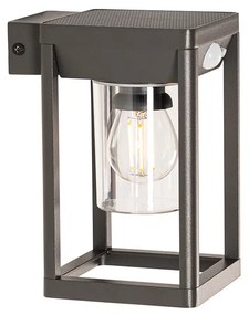 Kültéri fali lámpa sötétszürke, LED-del és fényerőszabályzóval, napelemes - Sonne