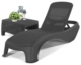 Atlantic kerti nyugágy set Corfu asztallal