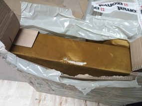 AKCIÓ Mustársárga kihúzható sarokkanapé ZENOVA 220x140 cm, kétoldalas II. osztály