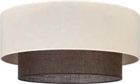 Brilagi - BOHO STYLE LED mennyezeti lámpa 3xE27/15W/230V, átmérő 60 cm, krémszínű/barna