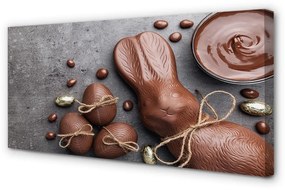 Canvas képek Csokoládébonbon nyúl 100x50 cm