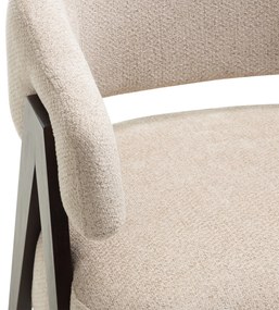 Bézs design fotel MIZU