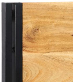tömör fa akác és vas fejtámla 160 cm