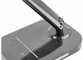 Lámpa Asztali GALE 8W, 550lm, AC220-240V, 5-CCT, 10 fokozatú fényerő, PF>0,5,RA>80, fekete