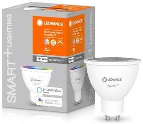 LED RGBW szabályozható izzó SMART + GU10 / 5W / 230V 2700K-6500K - Ledvance