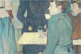 Kép - Henri de Toulouse-Lautrec, A Corner of the Moulin de la Galette, reprodukciók (90x60 cm)