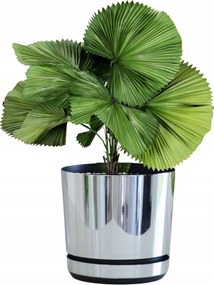 12 Virágcserép állvánnyal Tükör mintás fényes díszítés tükör efek glamour