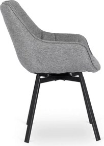 Forgó szék szürke színben. LUNA 2