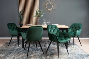 Zöld Bársony Étkezőszék. POLA