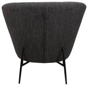 Antracitszürke buklé fotel Orbit – DAN-FORM Denmark