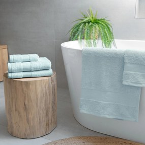 Goldea bambuszszálas törölköző és fürdőlepedő - égszínkék 50 x 100 cm