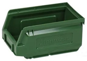 Manutan Expert műanyag doboz 8,3 x 10,3 x 16,5 cm, zöld
