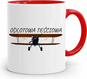 Piros Anyós Bögre Ajándék Anyós Nyomtatott Fotóval