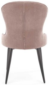 Rilla étkezőszék, bézs / fekete