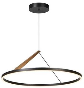 RÁBALUX 72352 RENARA Modern Led Függesztett Lámpa Fekete/ Arany IP20