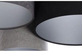 Mennyezeti lámpa SPACE 3xE27/60W/230V szürke/fekete/ezüst