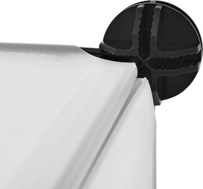 Ruhásszekrény 12 kombinálható rekesszel fekete színben