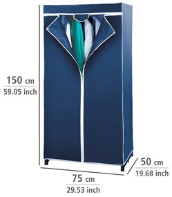 Air kék összecsukható ruhásszekrény - Wenko