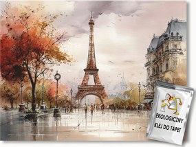 Fotótapéta Flizelina Város Párizs Eiffel-torony Ősz Séta 300x210 ragasztó