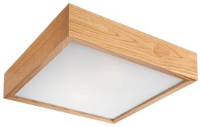 Mennyezeti lámpa OAK SQUARE 1xE27/60W/230V tölgy 27,5 cm