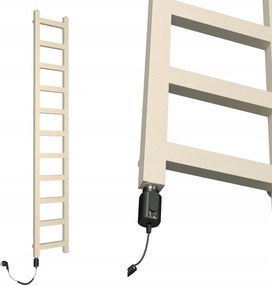 e-LAD 1430/250 Krémszínű Elektromos Fürdőszobai Radiátor 300W-OS Fűtőpatron