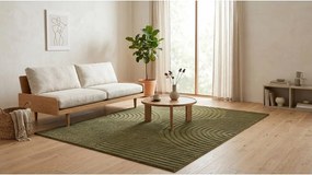 Sötétzöld szőnyeg 160x230 cm Whirl – ESTE